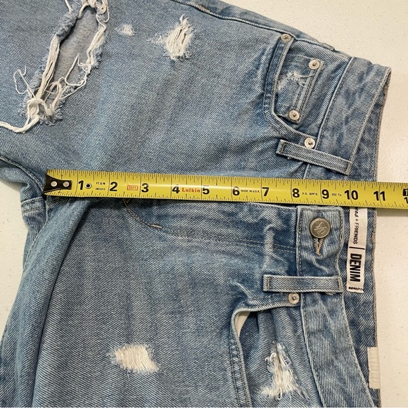 Lovers + Friends Logan High Rise Tapered Distressed Jeans 23 - Picture 12 of 15